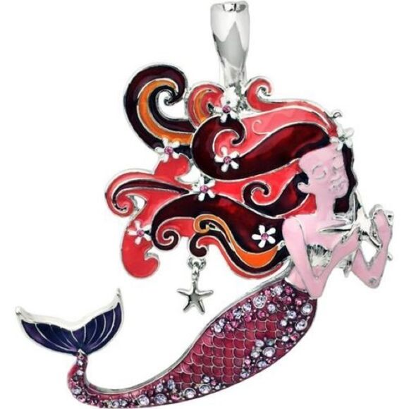 NEW Mermaid Necklace Charm Pendants Wearable - Picture 1 of 3
